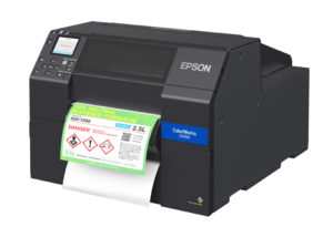 Epson ColorWorks C6500P Inkjet color label printer with print & present